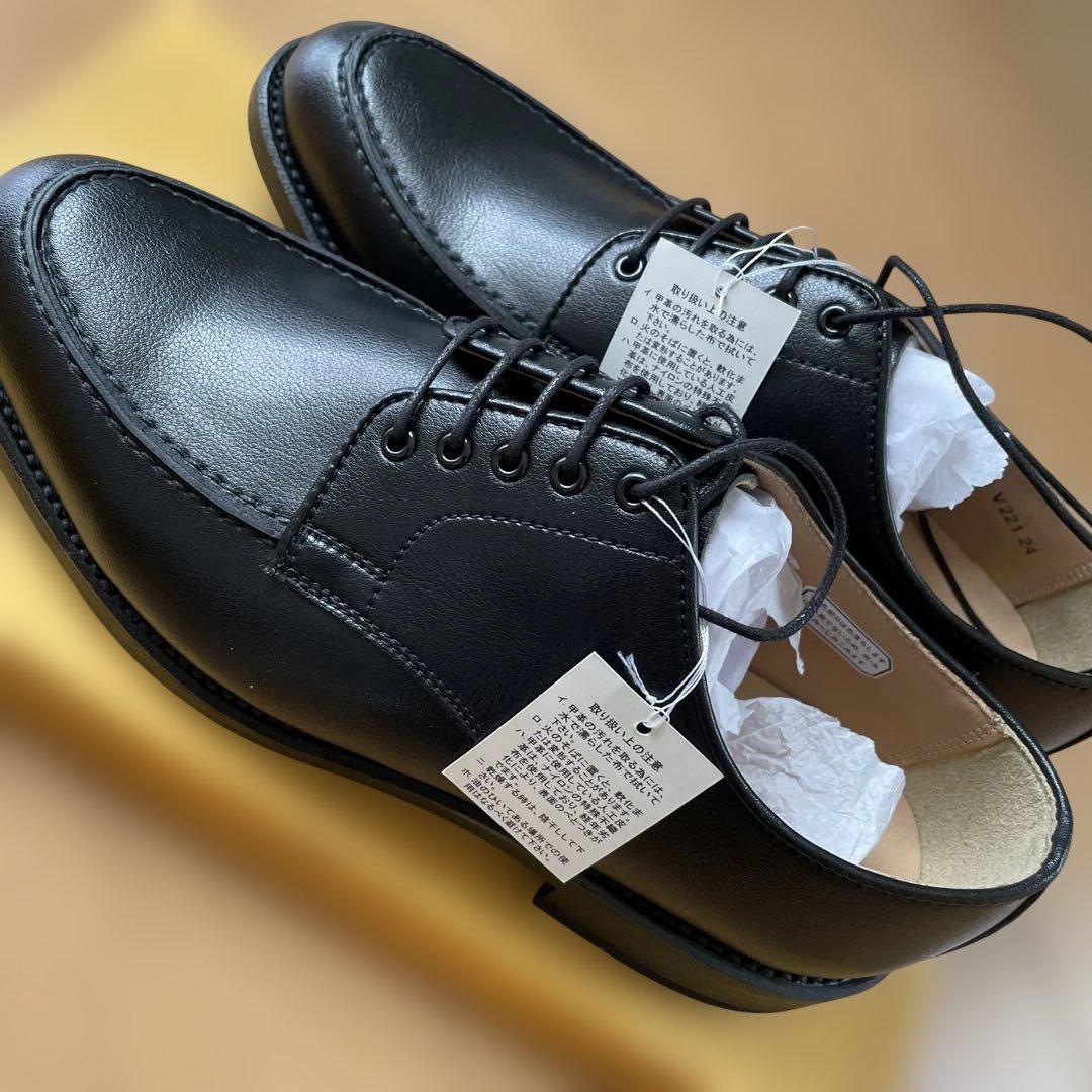 新品】REGAL V221 24EEE黒ビジネスシューズ - メルカリ