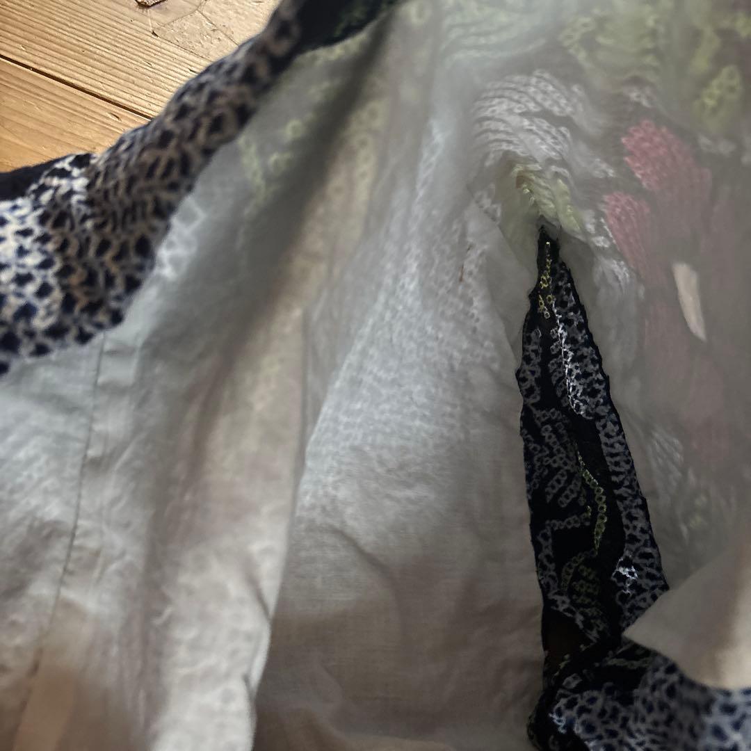 最終価格】有松鳴海絞り浴衣 手縫い 三浦絞り 身丈151.5 ヴィンテージ