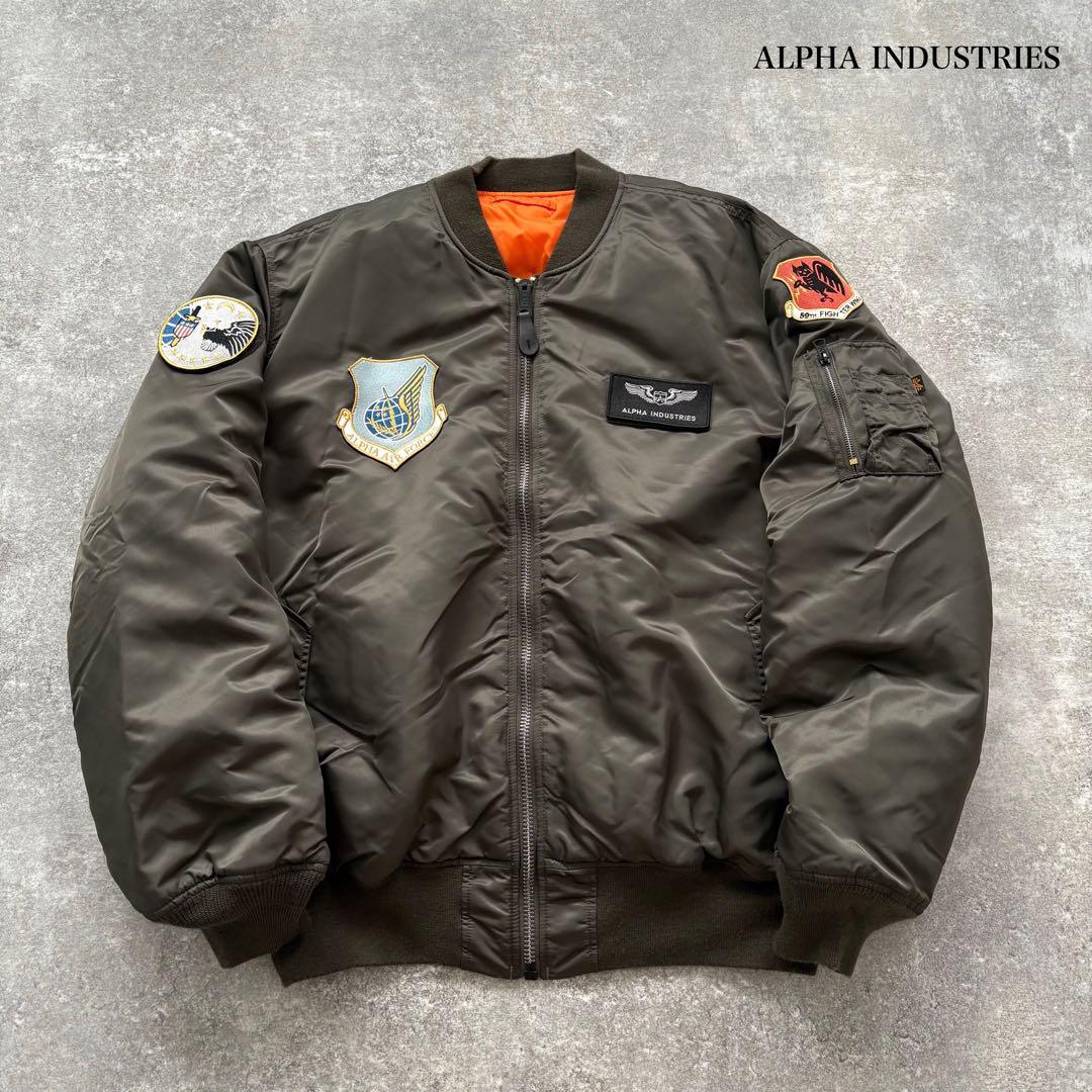 【ALPHA INDUSTRIES】 MA-1 フライトジャケット ビッグサイズ 大きいサイズと大きい服のメンズ通販【ビッグエムワン】【bb1020