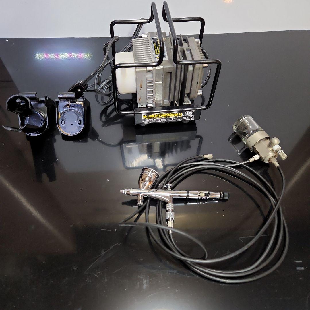 エアーブラシ 、コンプレッサーセット Amazon.co.jp: Ausuc エアーブラシ ミニ コンプレッサー セット ダブル