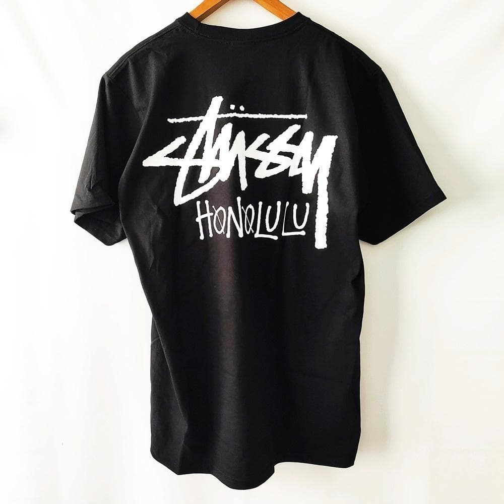 ステューシー STUSSY HONOLULU Tシャツ ハワイ限定 半袖 M 黒 - メルカリ