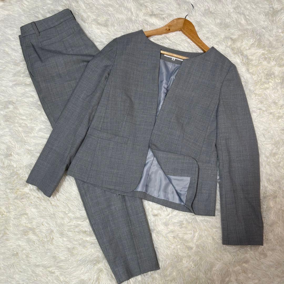 ナチュラルビューティーベーシック　ノーカラー　スーツ　セットアップ　洗えるスーツ NATURAL BEAUTY BASIC（ナチュラルビューティーベーシック