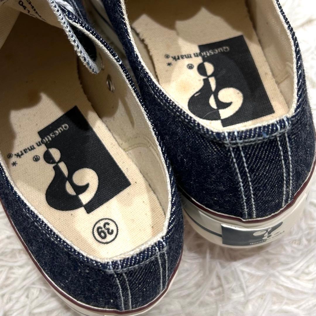 タグ付✨Question mark 厚底スニーカー 90's レア デニム 平成 - メルカリ