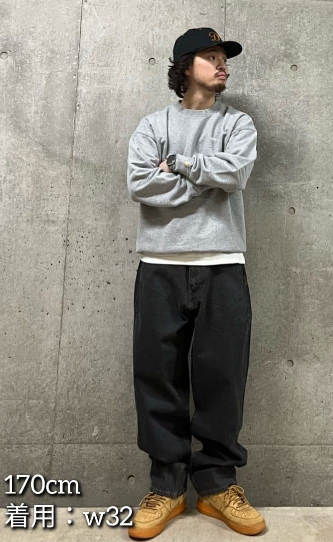 LEVI'S SUPER BAGGY スーパーバギー ブラック W36×L30 ブラック LEVI'S