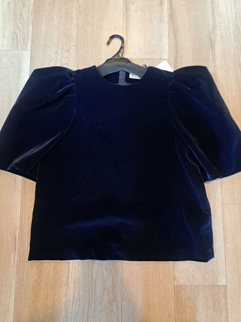 限定値下げ タグ付きヘイブ ベロアバブリーブラウス - メルカリ