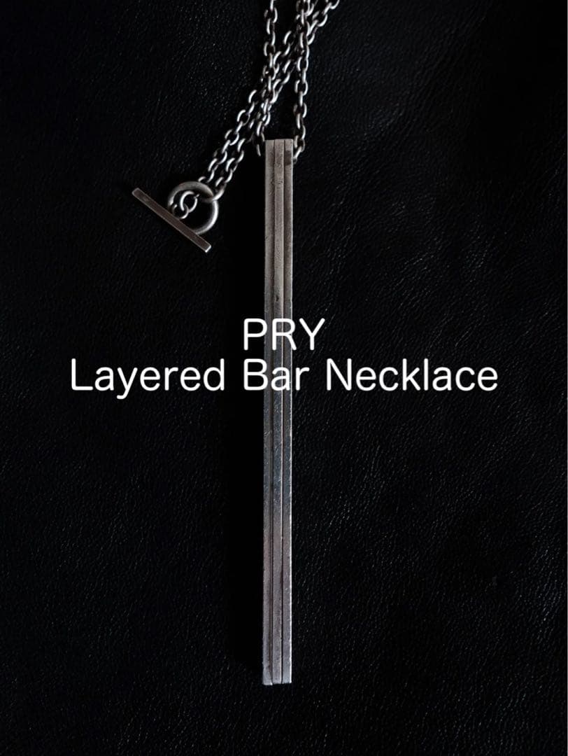 PRY Layered Bar Necklace [slv925] シュウト Layered Bar Necklace [slv925] – PRY