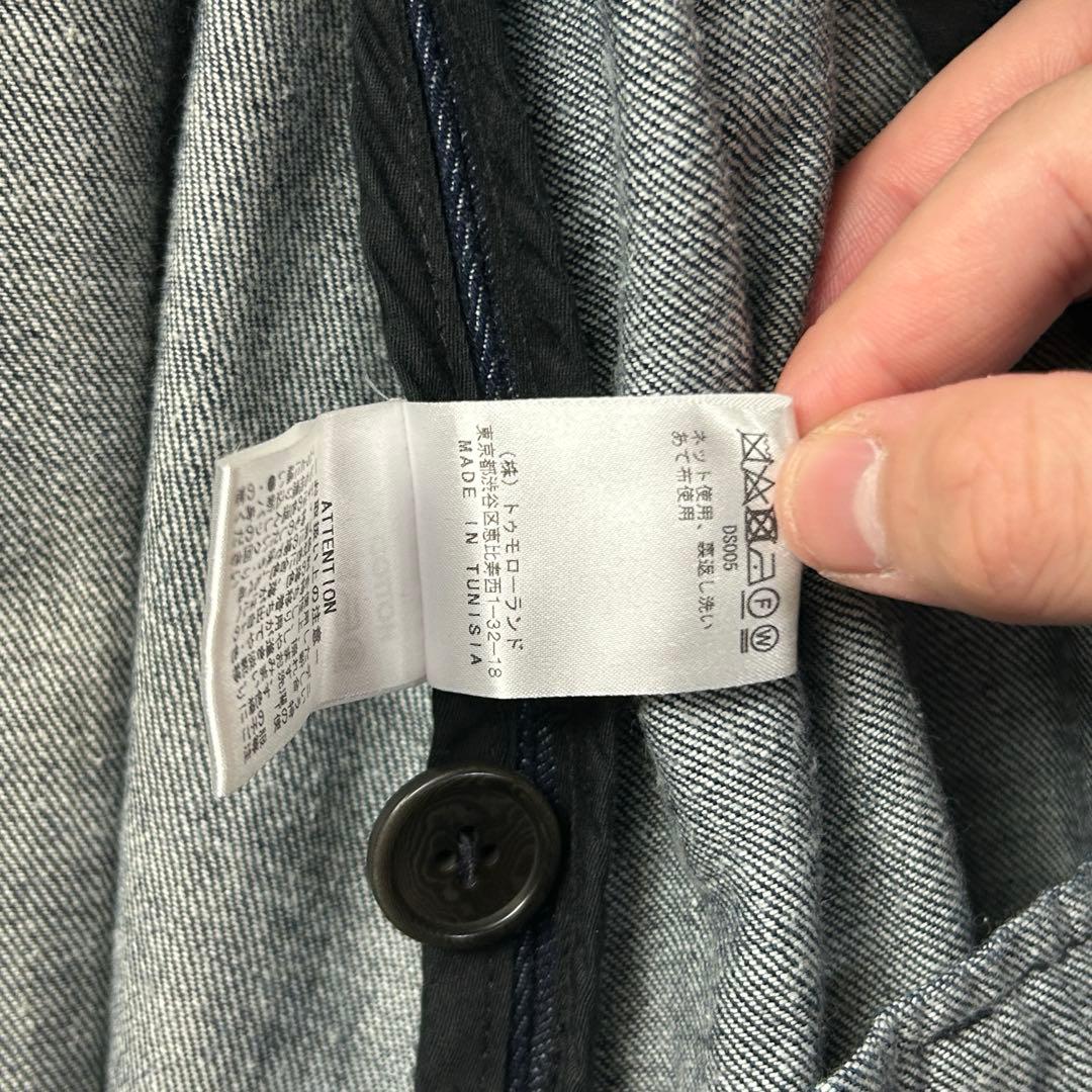 希少 DRIES VAN NOTEN デニムコート フリル XSサイズ - メルカリ