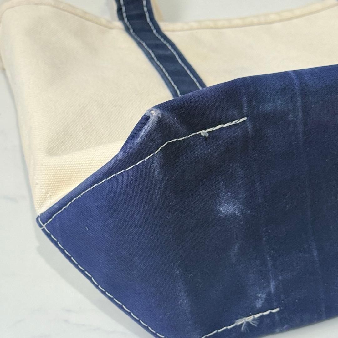 L.L.Bean 90s USA製 ボートアンドトート ロングハンドル ネイビー