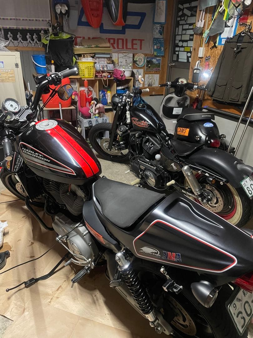 HARLEY-DAVIDSON XR1200 タンクとシートセット カスタム - メルカリ