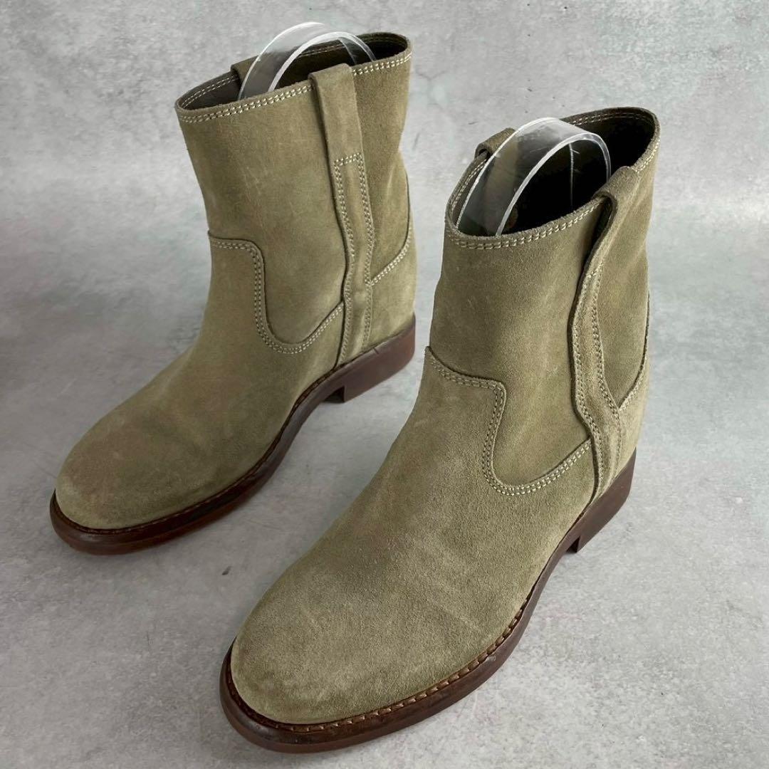 未使用級 36 イザベルマラン Susee スエード アンクルブーツ