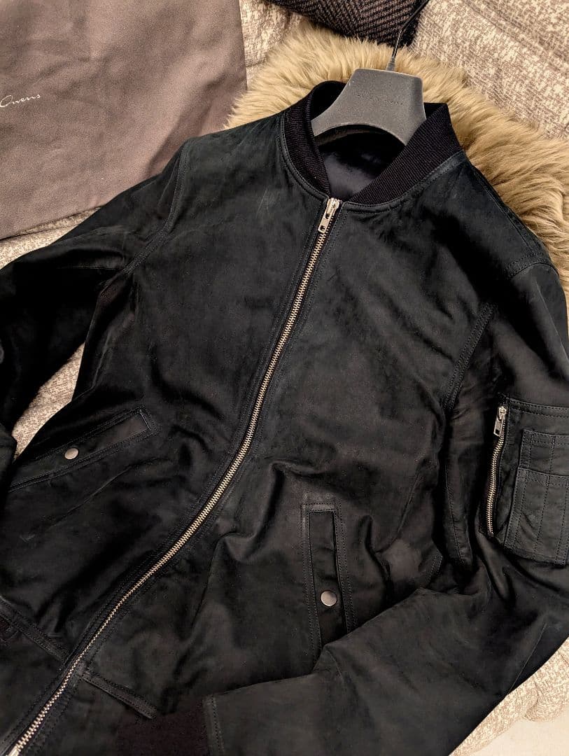 m*u様 稀少モデル F/W 14 リック・オウエンス カーフヌバック&カシミア