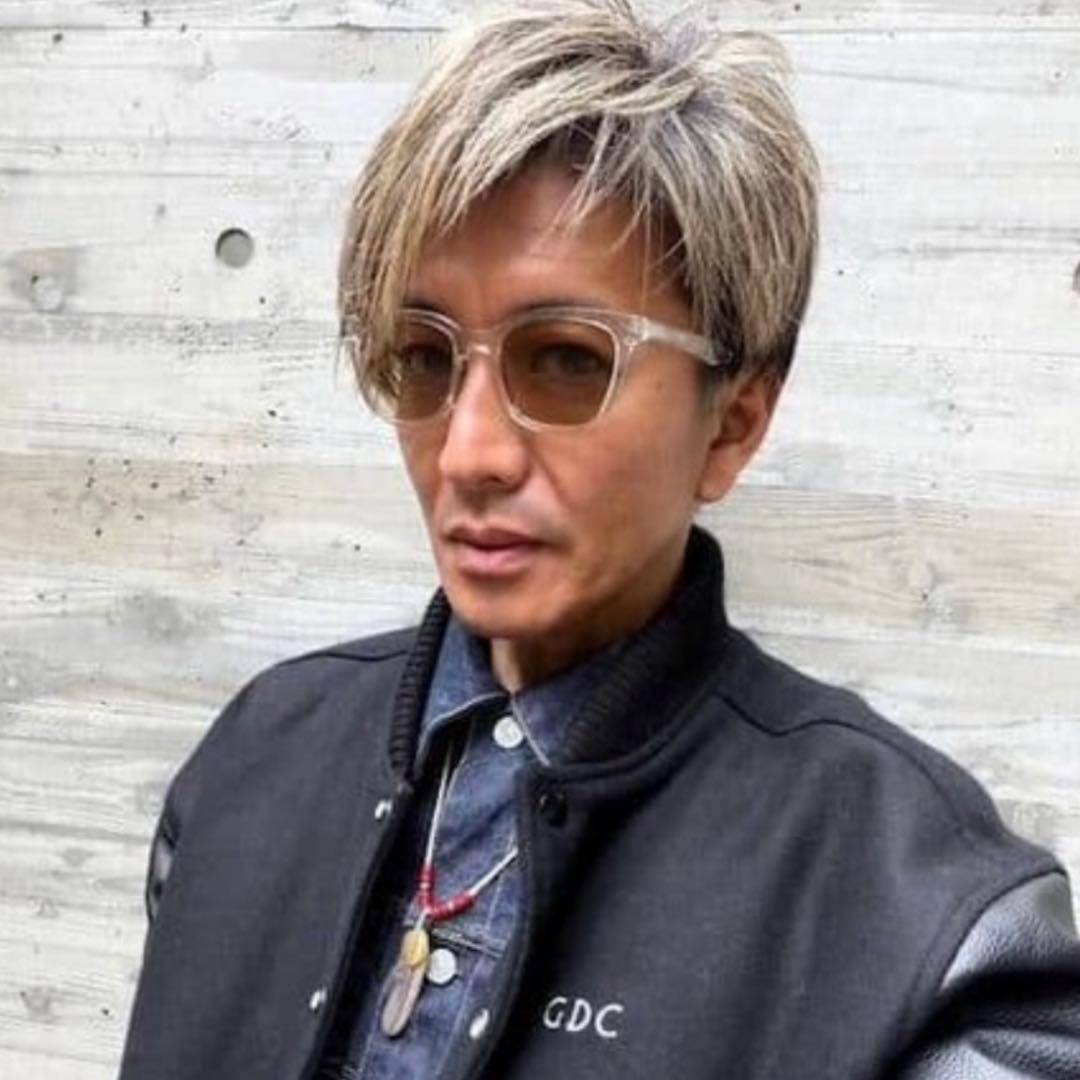 キムタク着用 同型同色 クリアフレーム サングラス - メルカリ