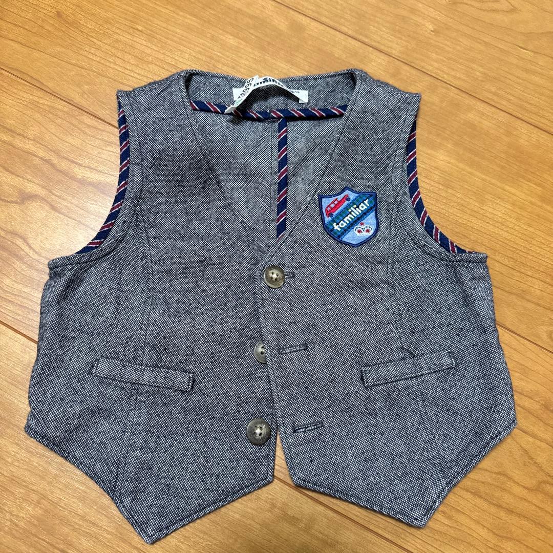 ファミリア ベスト 90cm - メルカリ