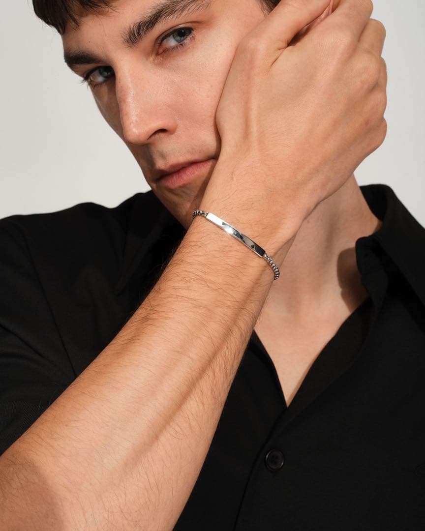 未使用級】トムウッド/Venetian Tag Bracelet/7.7インチ - メルカリ