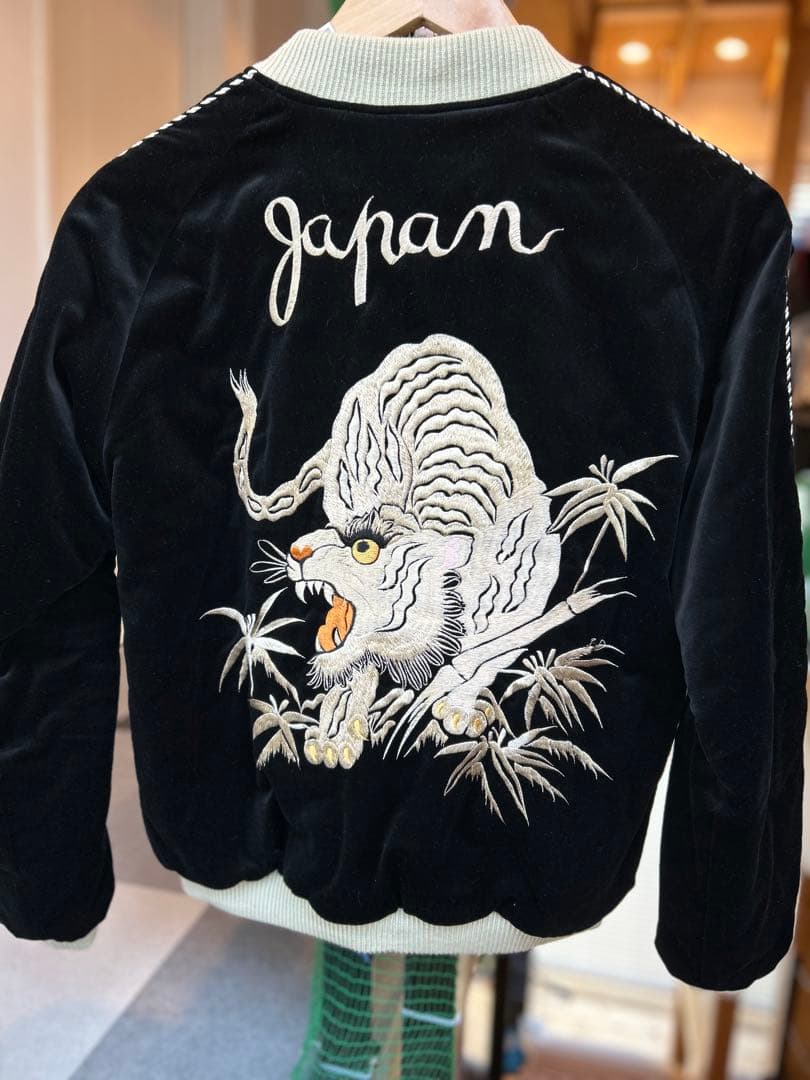 期間限定出品！テーラー東洋スカジャン　スーベニアジャケット別珍　虎　鷹　鷲 テーラー東洋 別珍 スカジャン 鷹×虎 USMC 龍 スーベニアジャケット L