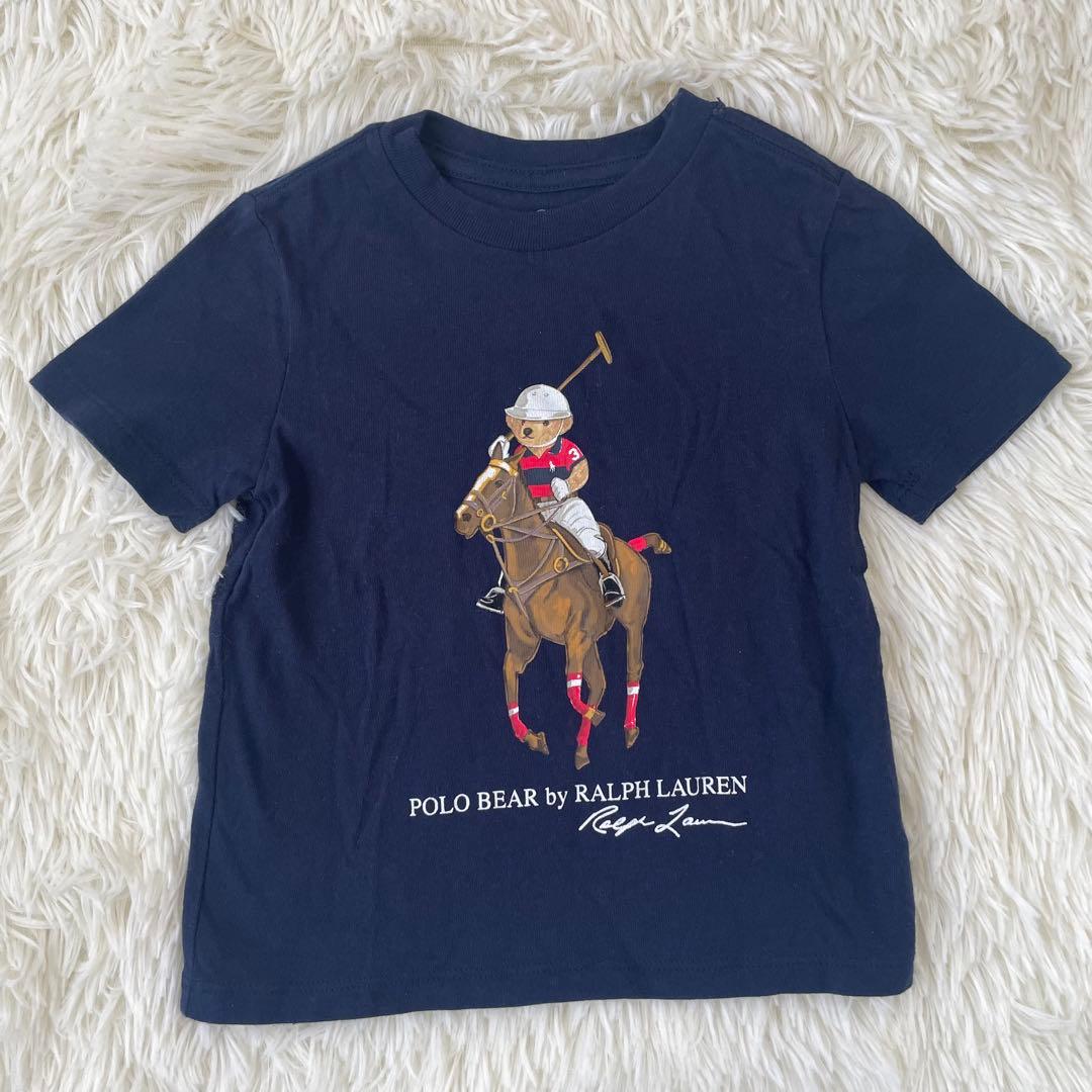 希少】ラルフローレン Tシャツ ネイビー ポロベア 30周年 - メルカリ