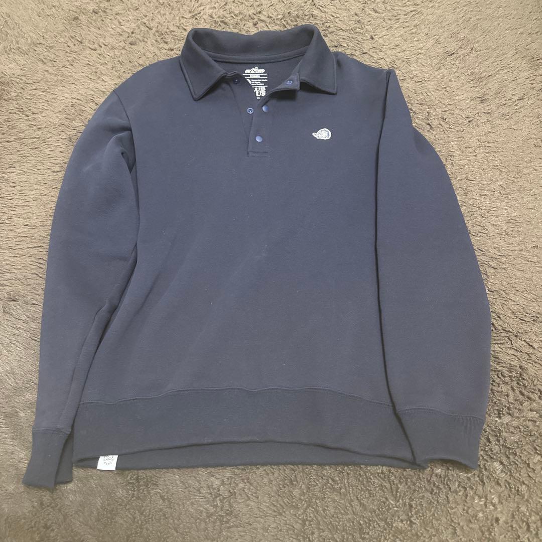 CLUBHAUS クラブハウス スウェットポロネイビー サイズM - メルカリ