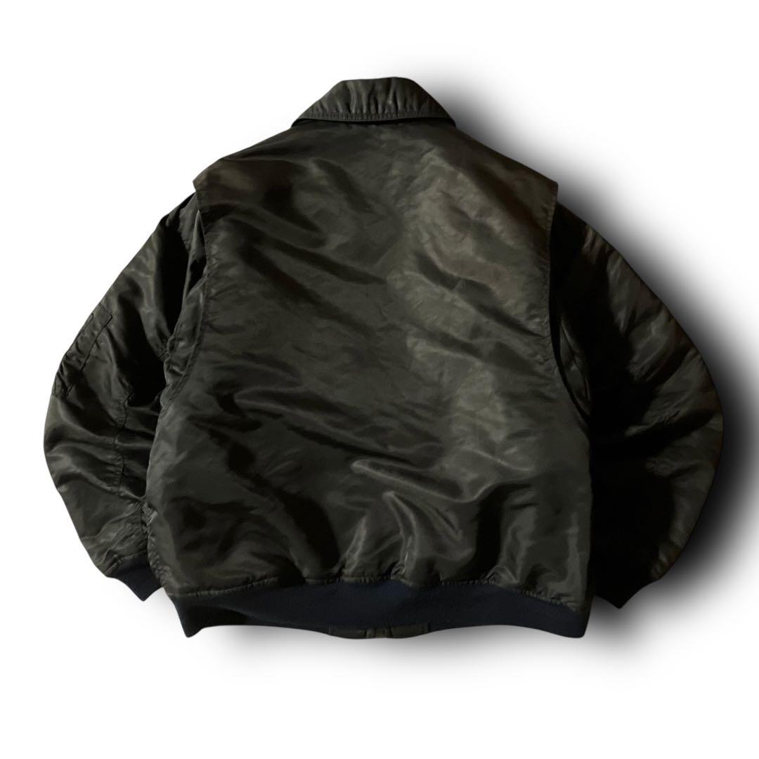 D_ni様☆vintage米軍フライトジャケットCWU-45P民間品MA-1ブラ - メルカリ