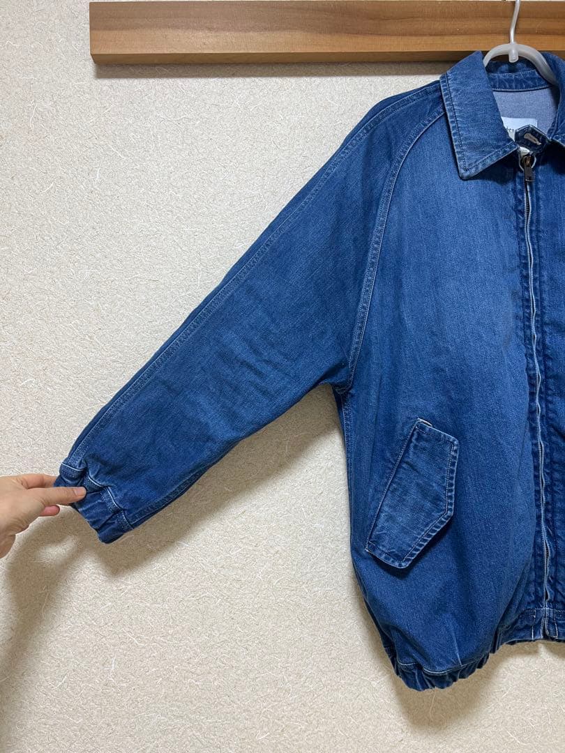 “Veritecoeur”ユニセックスデニムブルゾン・ブリーチ・サイズ1