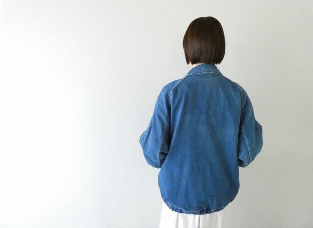 “Veritecoeur”ユニセックスデニムブルゾン・ブリーチ・サイズ1