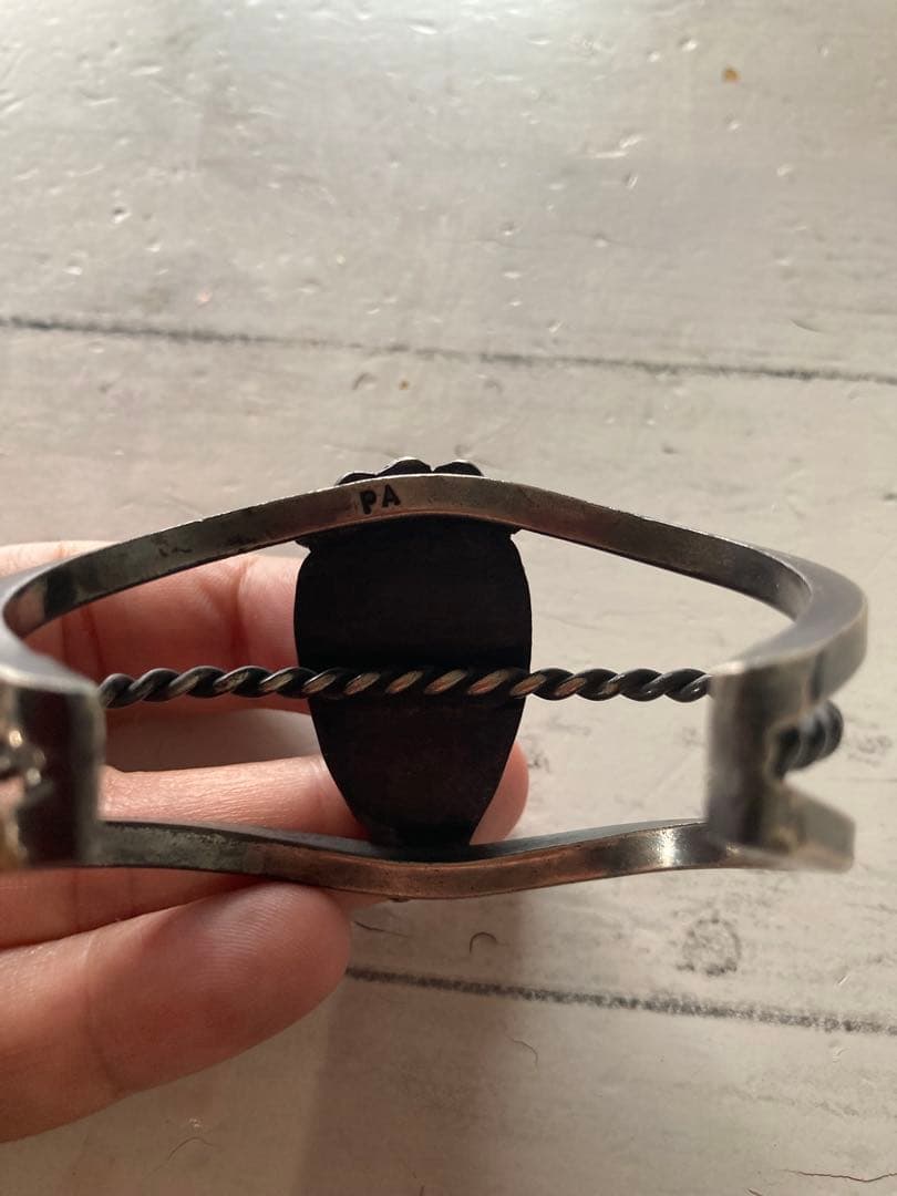 OLDナバホ族ターコイズバングル刻印PA - メルカリ