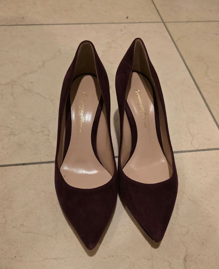 ジャンヴィトロッシgianvitorossiバーガンディ スエード 36Half Gianvito Rossi/ジャンヴィト ロッシ通販 | GIANVITO 85【送料無料