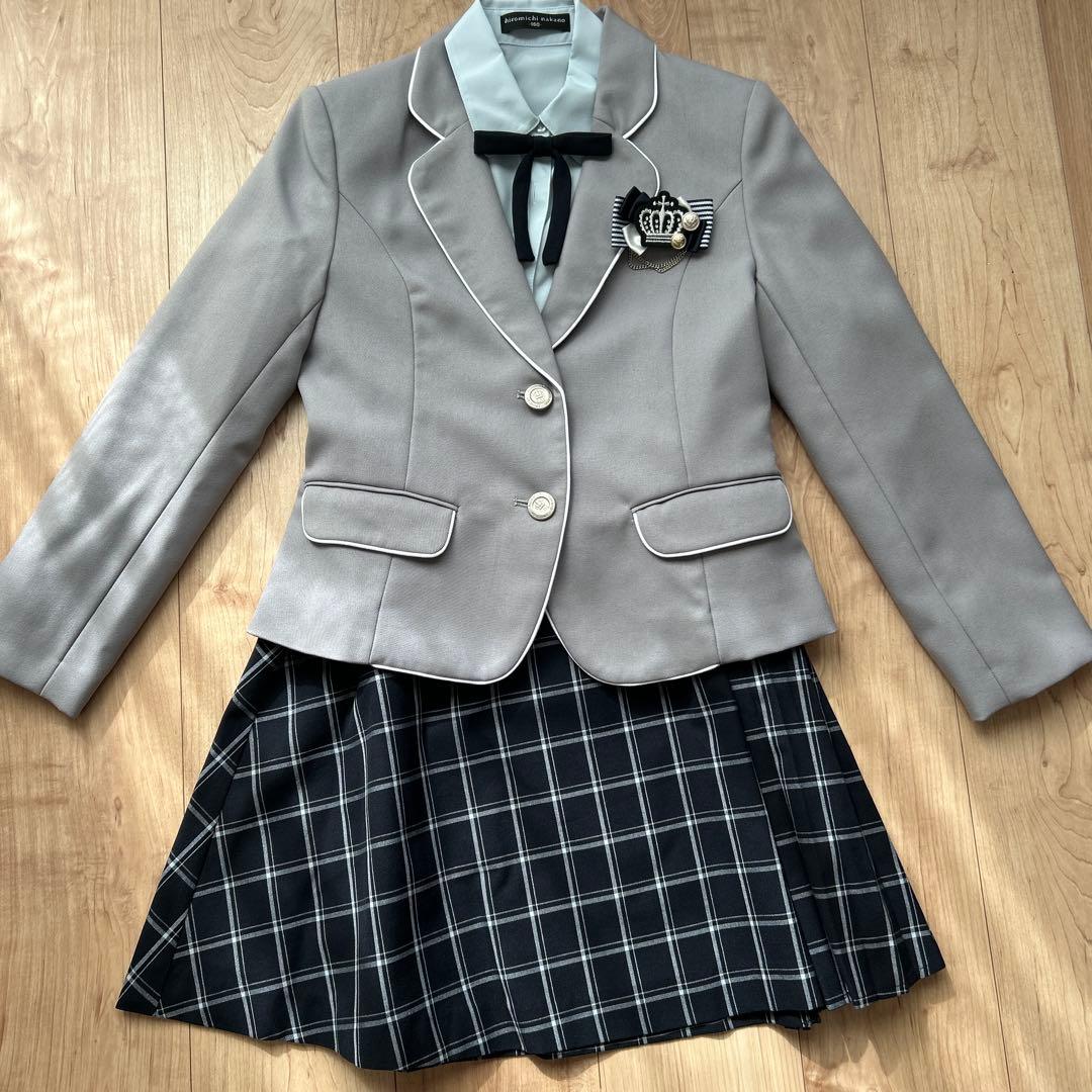 美品hiromichi nakano フォーマルスーツ 卒業式160女の子 - メルカリ