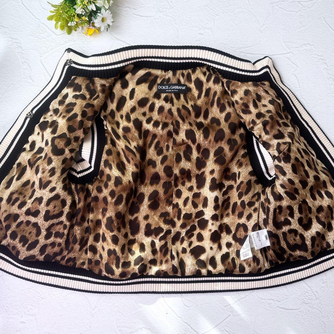 《美品》DOLCE&GABBANA ビジューボタン フェイクファー ベスト M