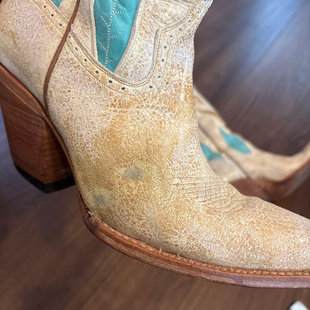 豆福さま検討中】バタフライモチーフ ウエスタンブーツ24センチ程度