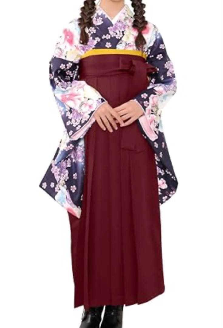 卒業式　袴セット　小学生 卒業式 女の子 小学生 袴 セット 13才 12才 小学校 十三参り 二尺袖