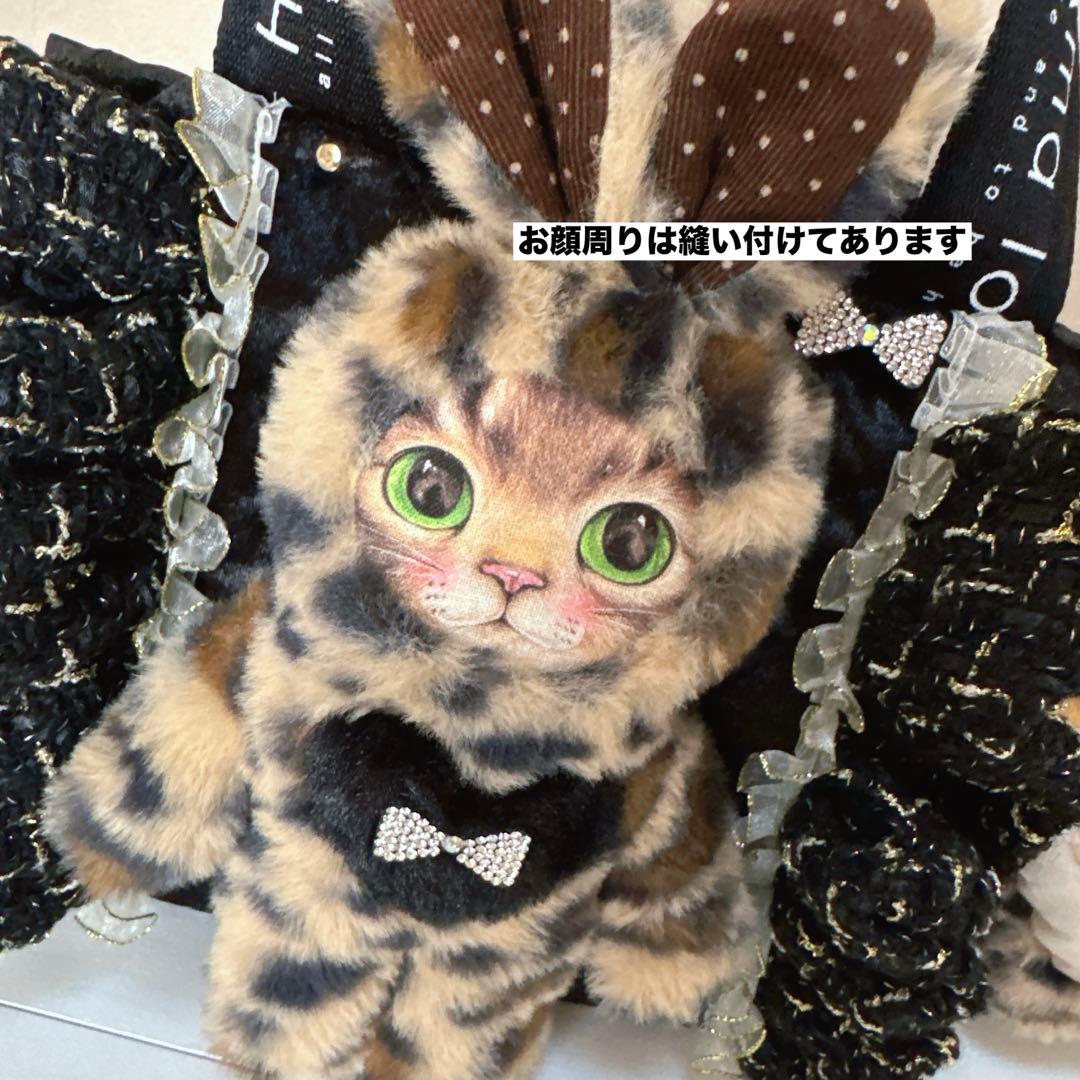 さ*ー様 コヤンイサムチョン♡豹柄うさリトルサンダーちゃんのベルベット