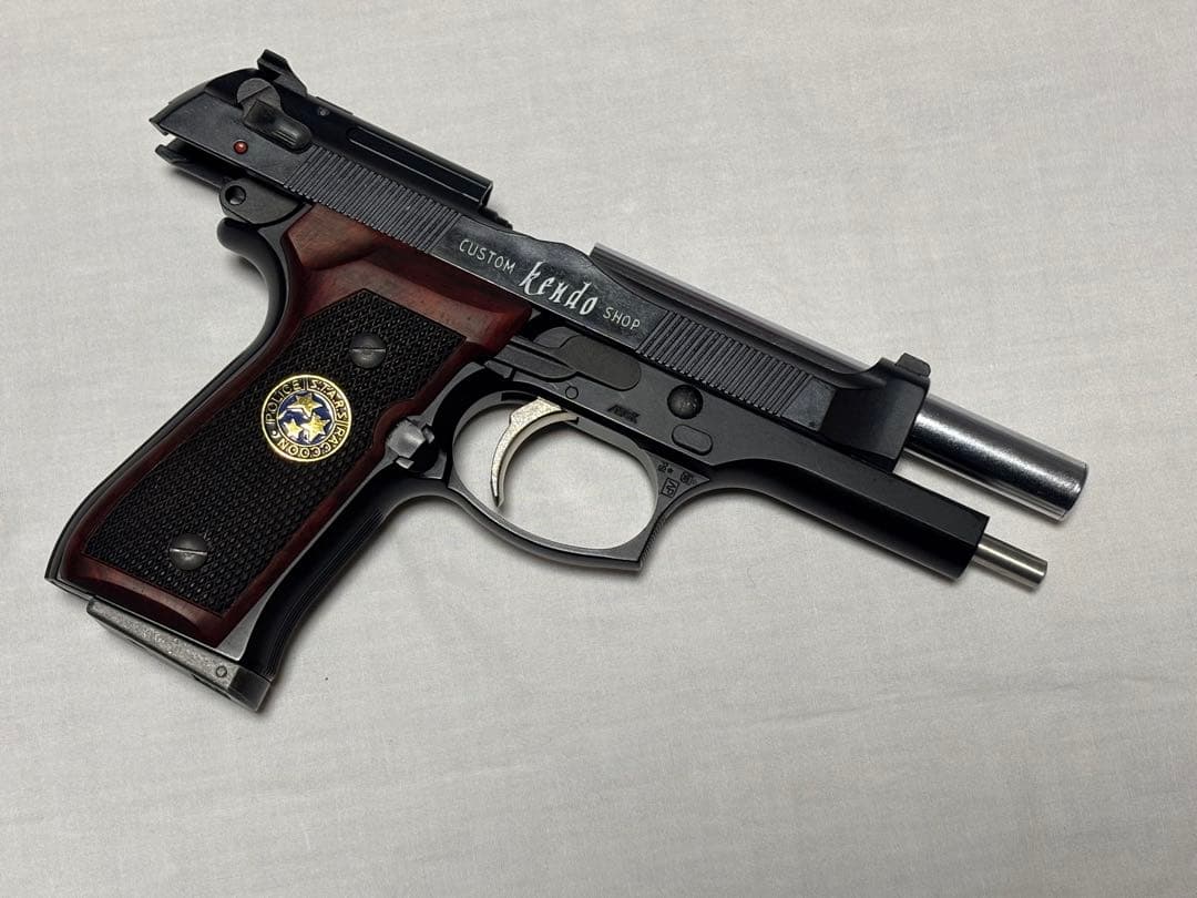 サムライエッジクリスモデルカスタム+0.20g BB弾+ガス+専用ケース付き