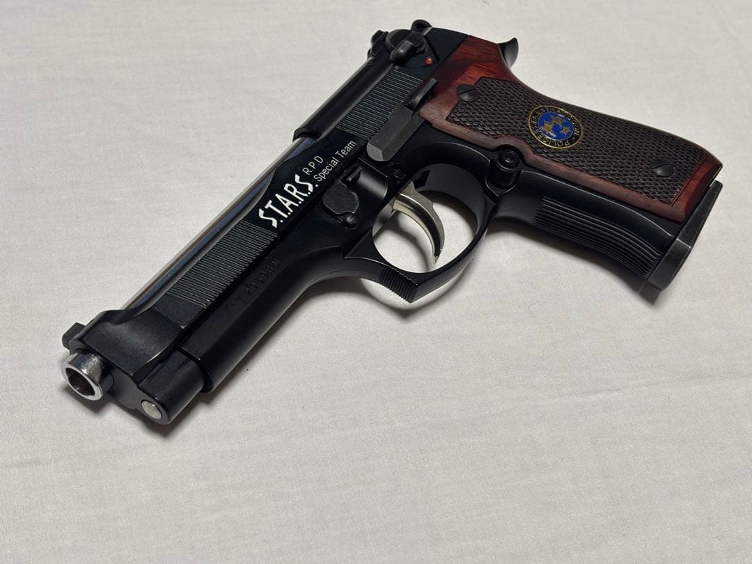 サムライエッジクリスモデルカスタム+0.20g BB弾+ガス+専用ケース付き