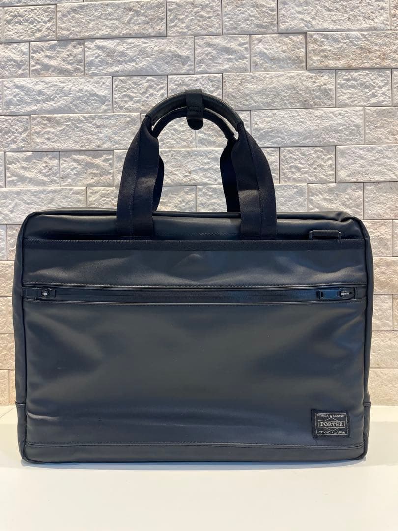 美品★PORTER　ポーター　2way ブリーフケース　コーデュラナイロン 美品】PORTER ポーター 吉田カバン コーデュラ ナイロン 2WAY 2層 大