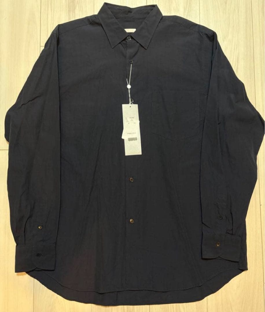 碑文谷様専用 新品未使用19aw 旧型コモリシャツ ネイビー Q03-02001