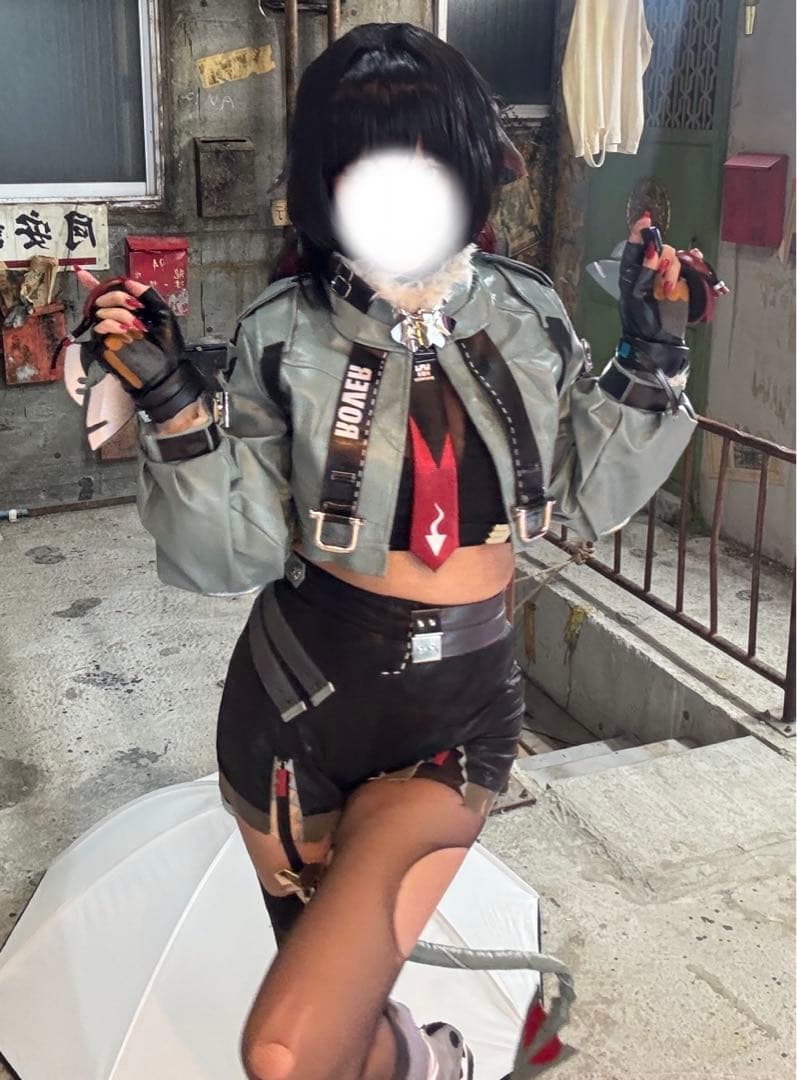 ゼンゼロ ジェーン・ドゥ コスプレ フルセット 衣装 ウィッグ 靴一式