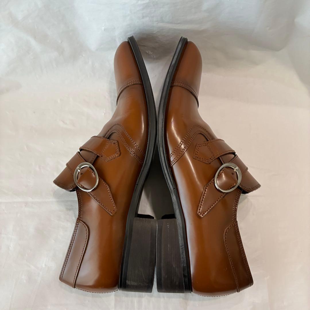 美品 KATHARINE HAMNETT ドレスシューズ レザー モンク 25 - メルカリ