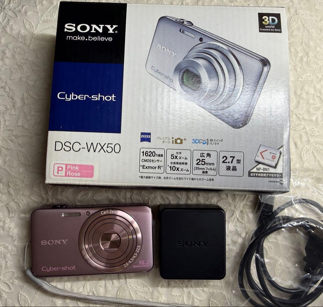 SONY Cyber-shot DSC-WX50 ピンク Amazon | SONY Cyber-Shot(サイバーショット) WX50 (1620万CMOS/光学x5