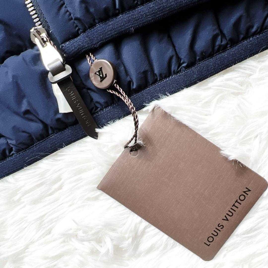 新品 LouisVuitton ヴィトン キルティング ベスト ネイビー ジレ