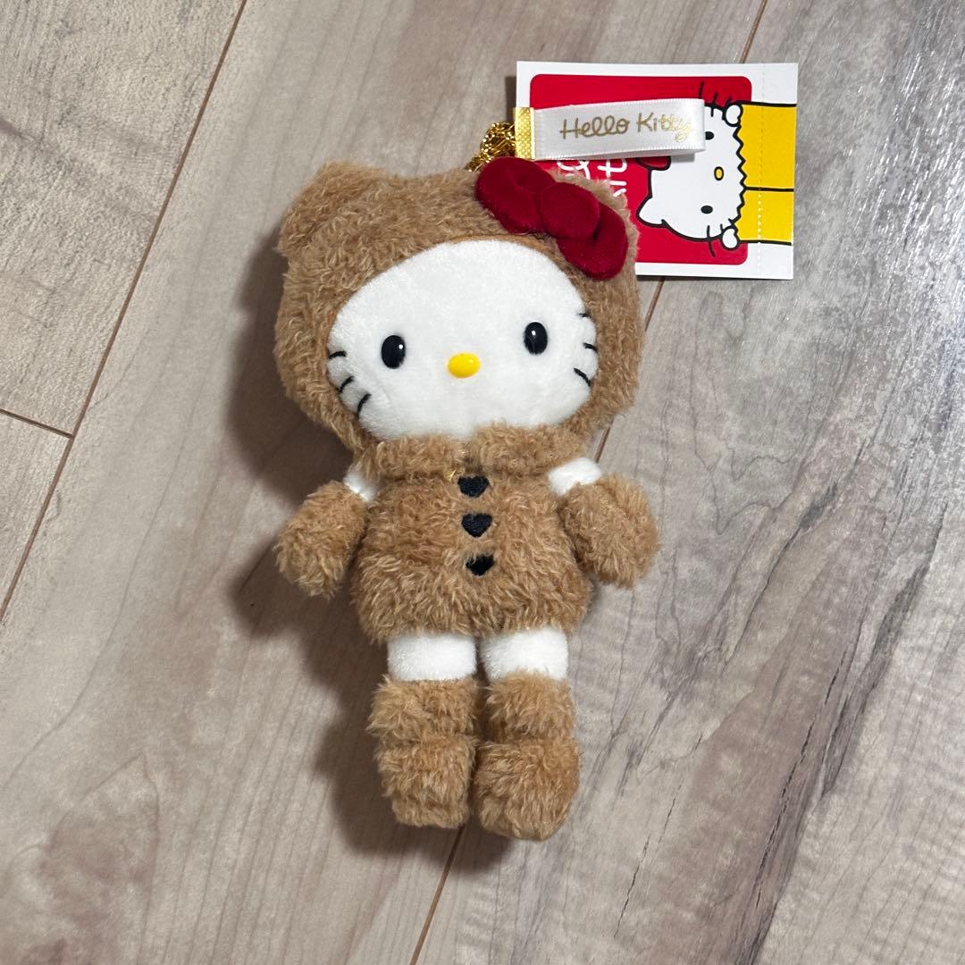 ハローキティ展　50周年　限定　マスコットキーホルダー　くまスーツ 専用 ハローキティ展 50周年 ぬいぐるみ マスコットホルダー くまスーツ