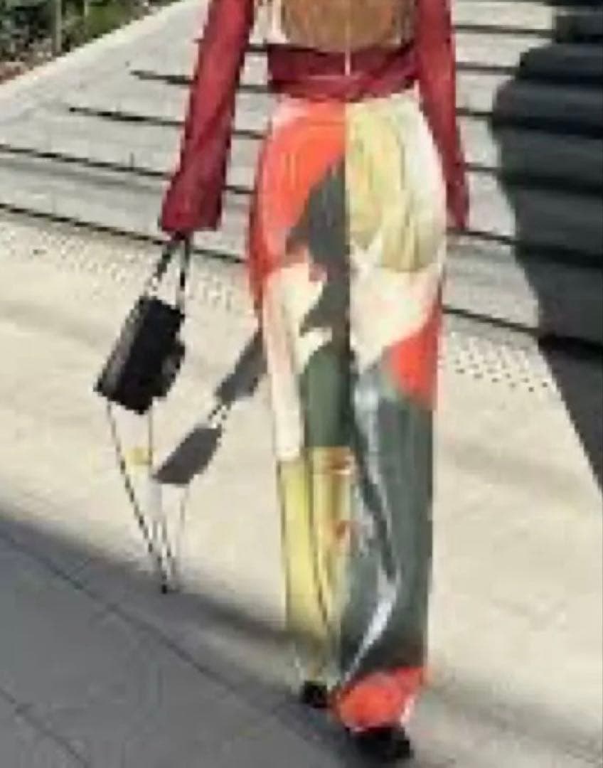 Ameri アメリ　LITTLE FUNNY FACE PANTS Ameri（アメリ）の「LITTLE FUNNY FACE PANTS（その他パンツ）」 - WEAR