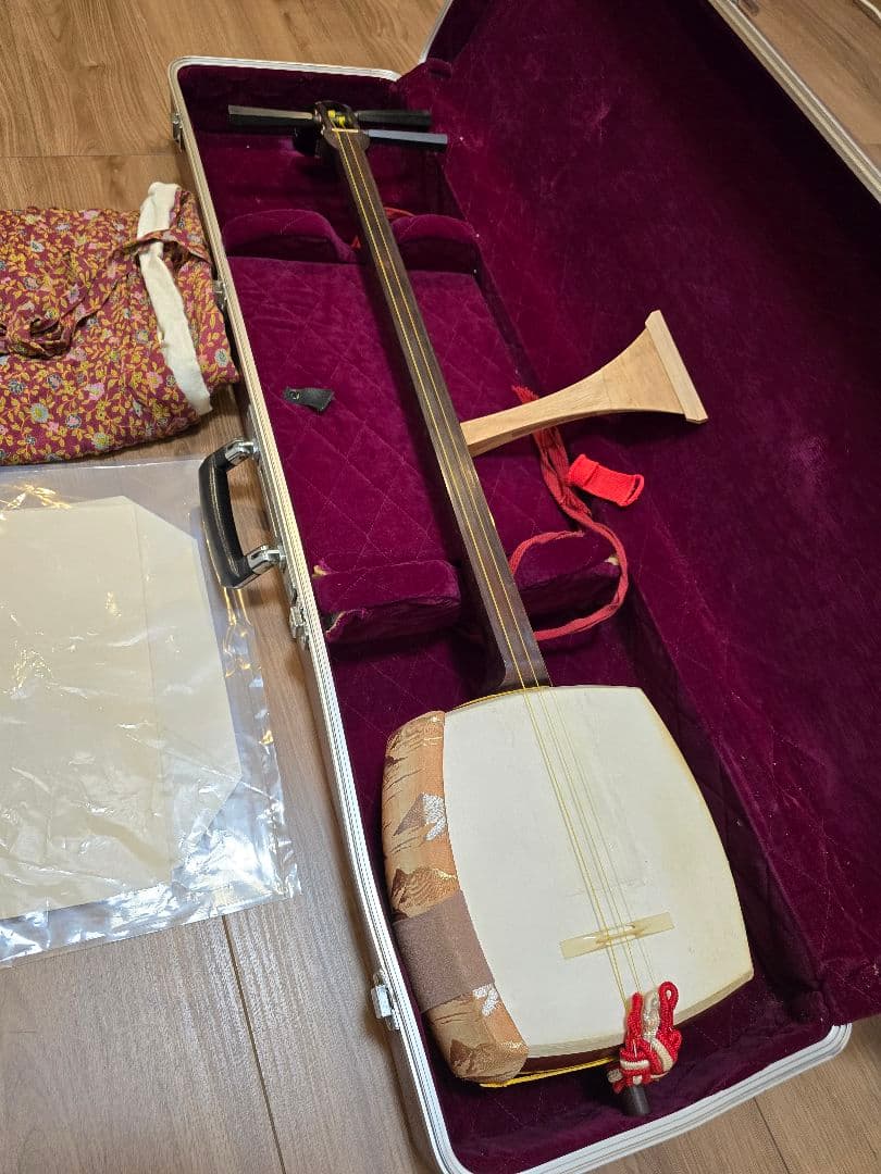 すぐ弾けます！紅木の三味線本体 中棹約2.7センチ 東さわり 半津軽
