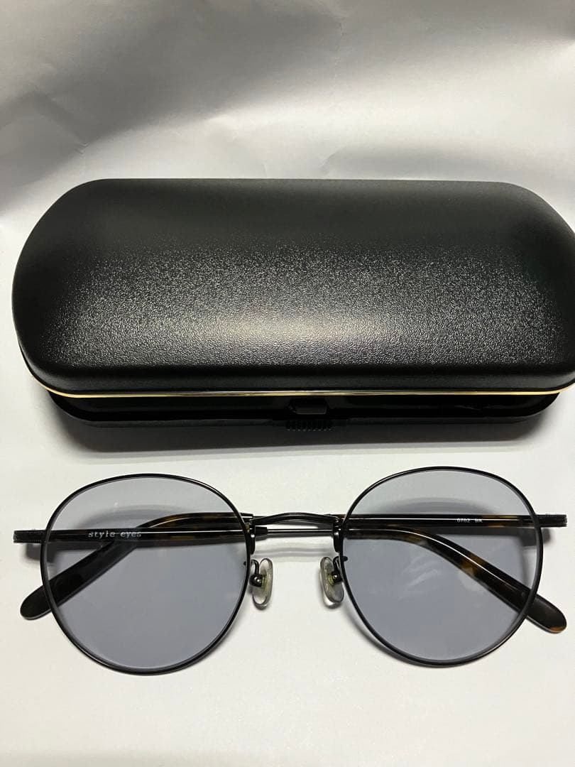 金子眼鏡 style eyes サングラス カラーレンズ ラウンド ボストン