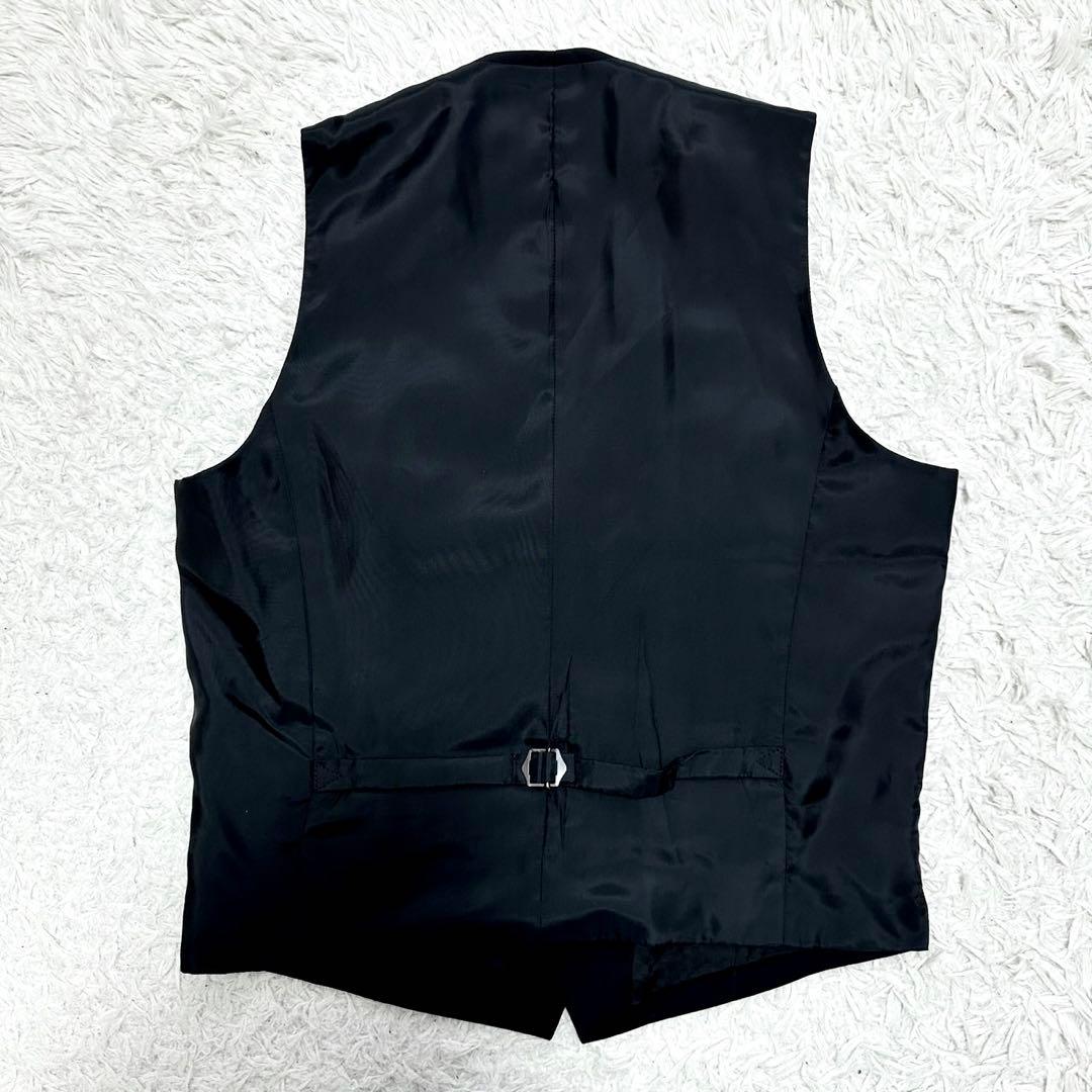 【美品】P.S.FA スーツ 3ピース ブラック 背抜き サイズ92Y6