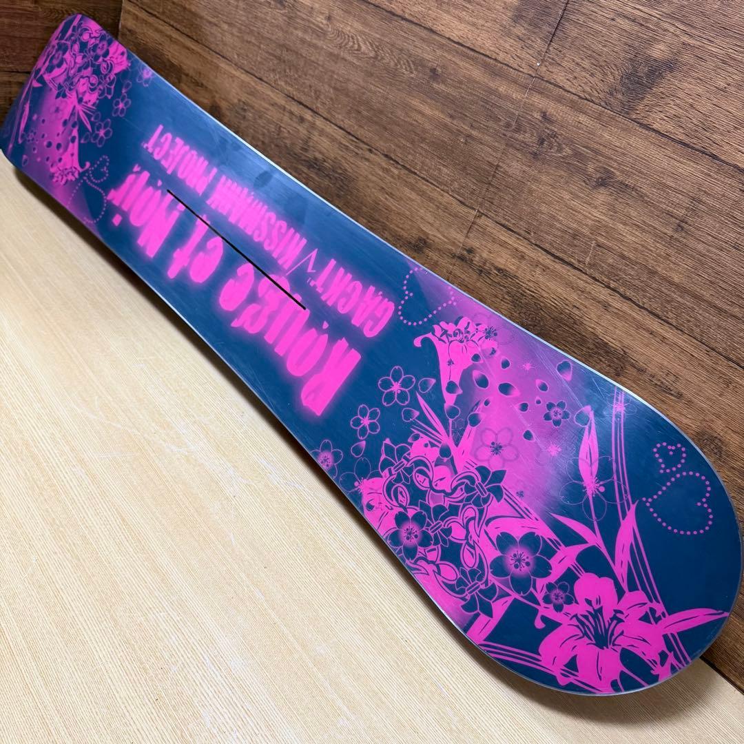 美品 kiss mark レディース スノーボード3点 143cm かわいい - メルカリ