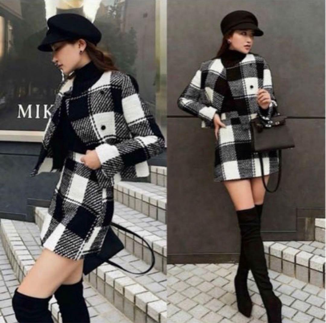 sheller シェリエ ブロックチェックキュロット - メルカリ