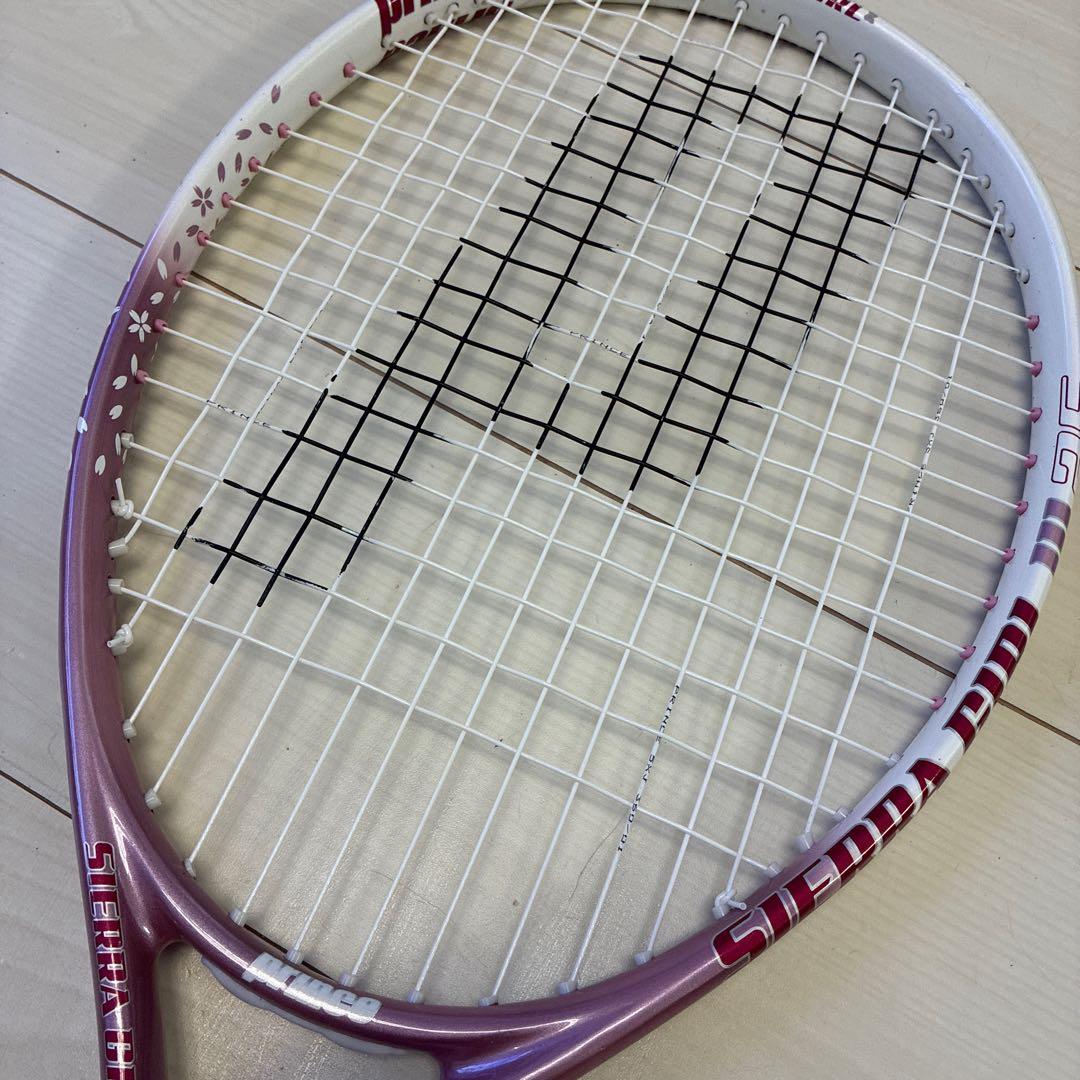 prince Sierra Girl テニスラケット 25インチ ピンク 桜柄 - メルカリ