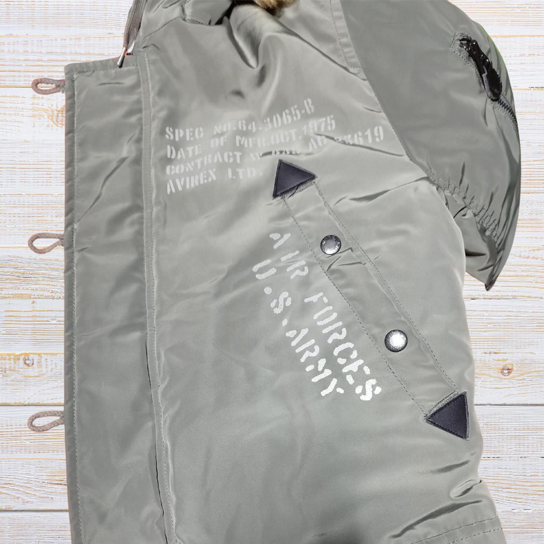 AVIREX N-3BフライトジャケットPX ステンシルファー付 6152219 - メルカリ