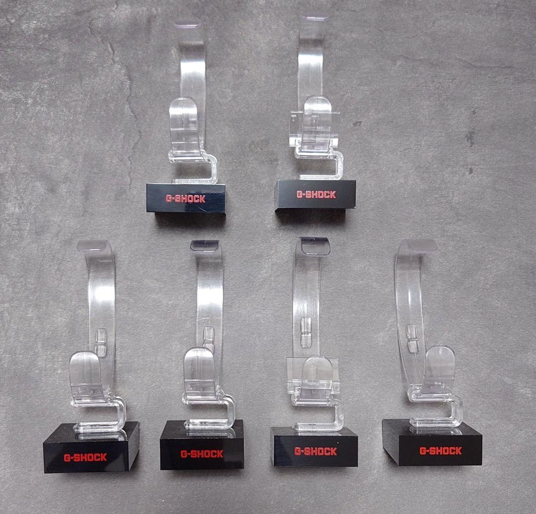 G-SHOCK用 スタンド（低） 6個セット G-SHOCK スタッキングウオッチスタンド 2個セット - GS-STWATSTD2P