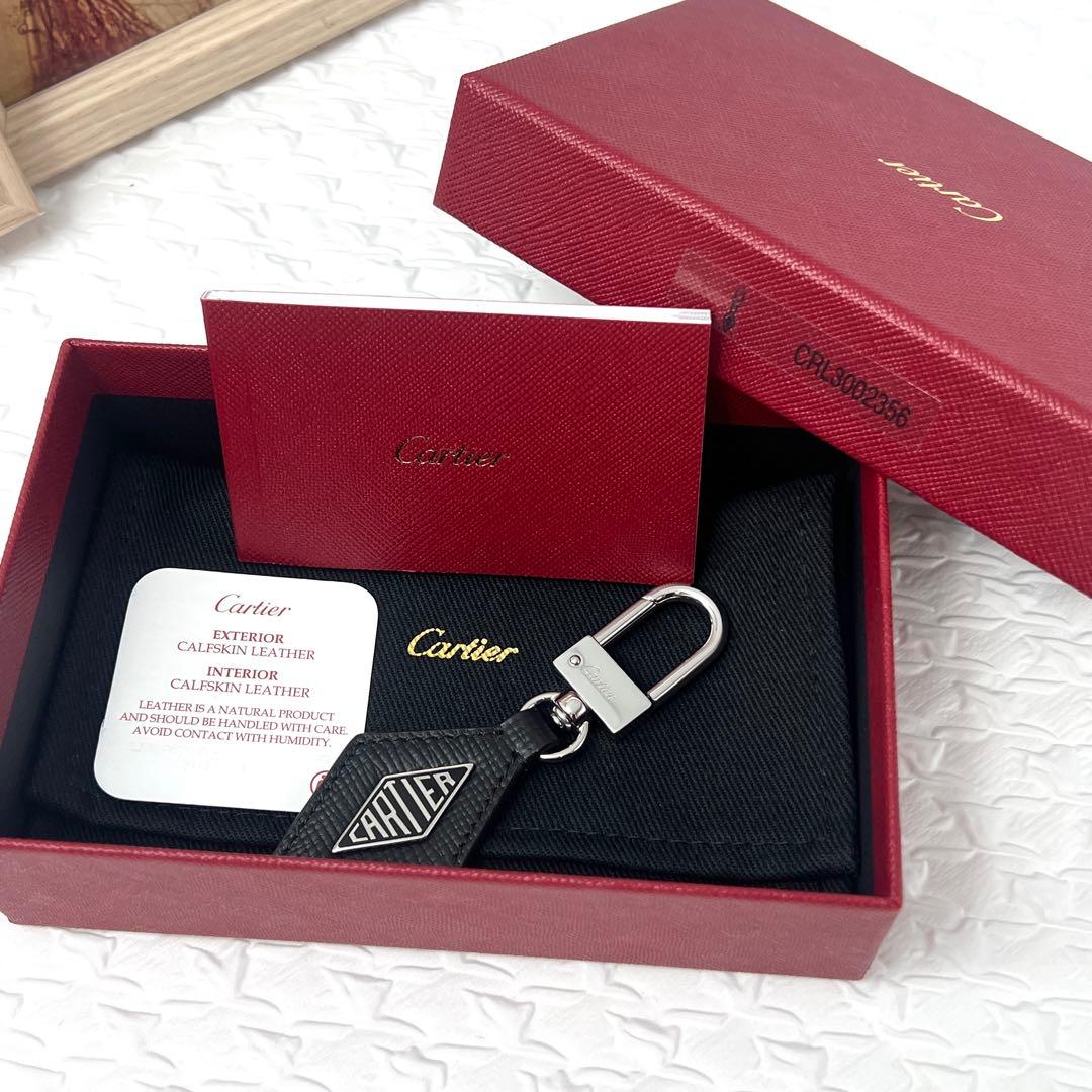 ✨ほぼ未使用品✨Cartierカルティエ　ロザンジュ　キーホルダー　キーリング Cartier（カルティエ） 【中古】Cartier キーホルダー【ほぼ新品